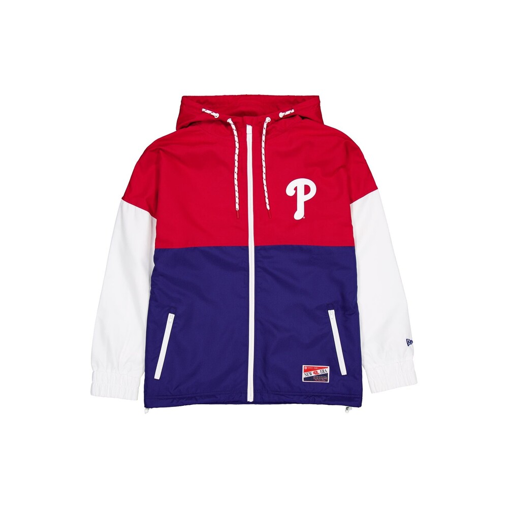 New Era Philadelphia Phillies Throwback Windbreaker - Size L